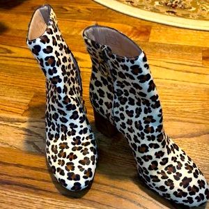 Animal print ankle boots by ABLE
